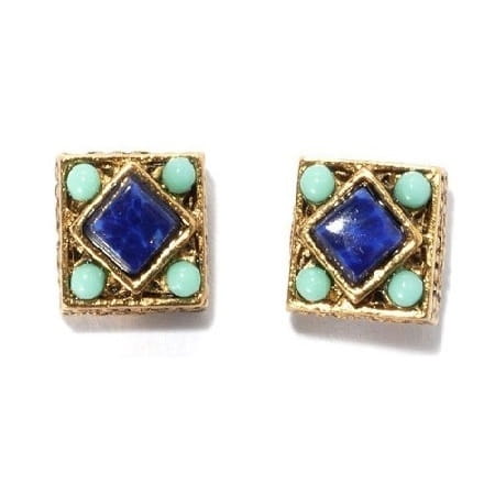 kolczyki sztyfty skarby Inków