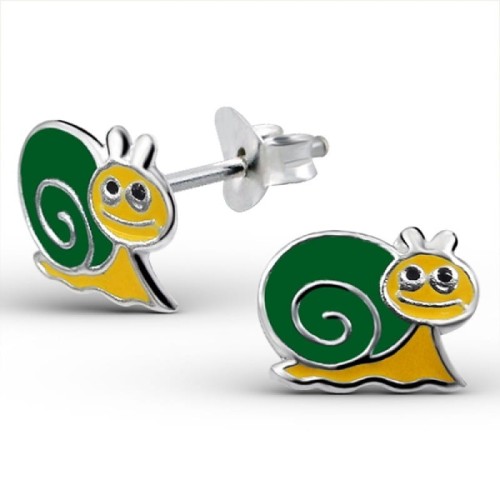 Kolczyki ze ślimaczkiem