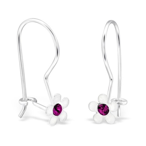 Kolczyki bigle z Kwiatkiem