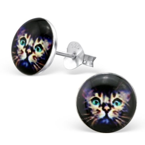 Kolczyki Zdjęcie Kota