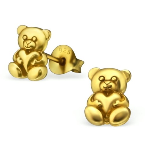 Kolczyki Złote Misie