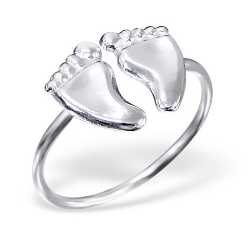 Pierścionek Srebrne Stópki