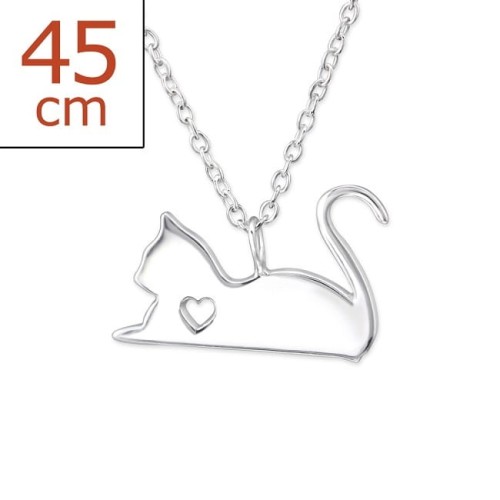 Naszyjnik z Leżącym Kotem