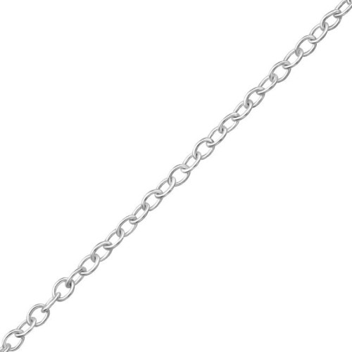 Srebrny Łańcuszek 43 cm
