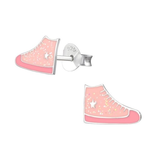 Kolczyki Brokatowe Trampki