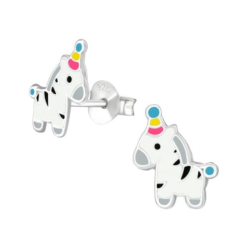 Kolczyki Zebra w Czapce