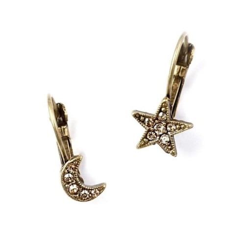 Kolczyki z Gwiazdą i Księżycem