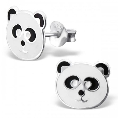 kolczyki miś panda