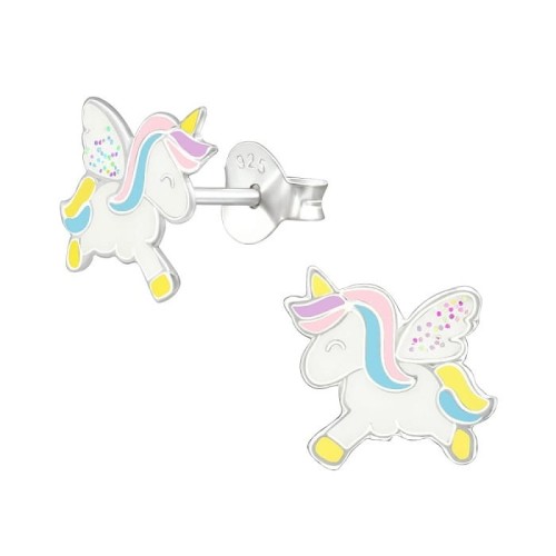 Kolczyki Pastelowy Unicorn
