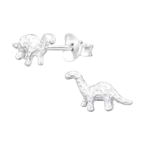 Kolczyki Srebrne Dinozaury 3d