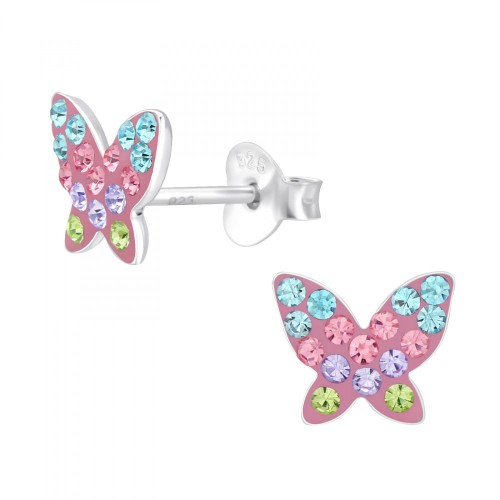 Kolczyki piękny motyl